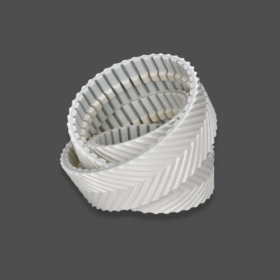 PVC Fischgrät weiß