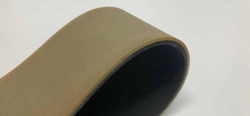 Abbildung - poly v riem met polythan bekleding - Zahnriemen aus Gummi - NK Kunststofftechnik